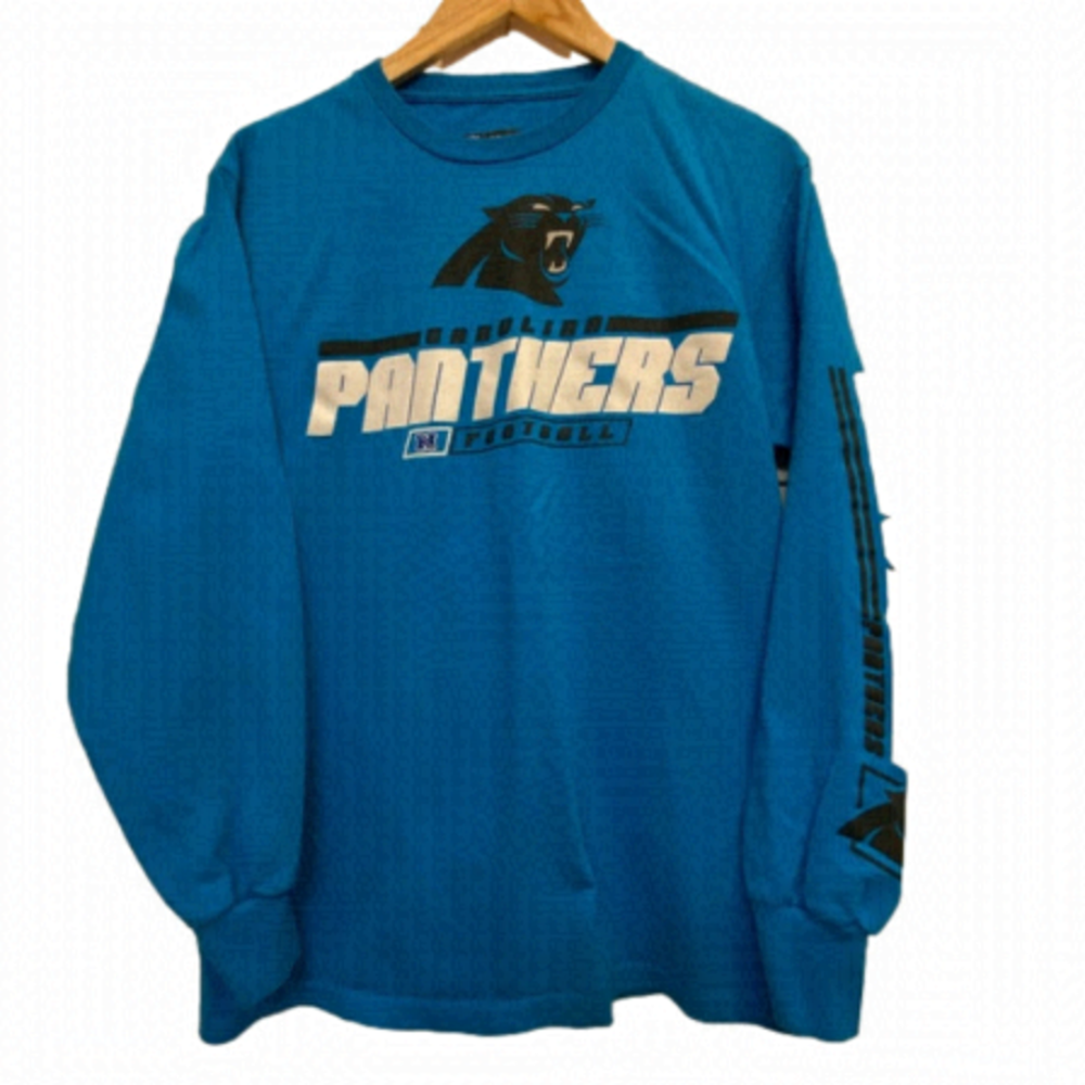 Nfl Team Apparel Carolina Panthers long sleeve T size M